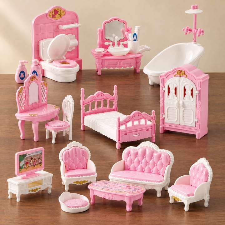 The Miniature Room Furniture Set